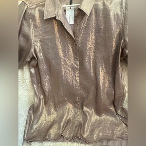 Brand New Calvin Klein rose gold top